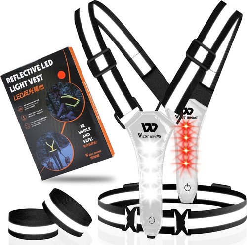 Led reflektierende laufweste - led,