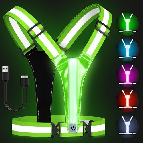 Led laufweste reflektorweste - led,