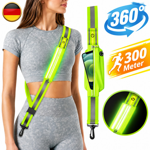 Led warnweste usb fahrrad - led,