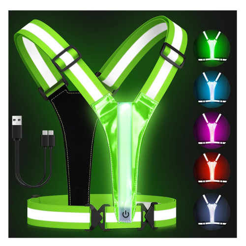 Led laufweste reflektorweste - led,